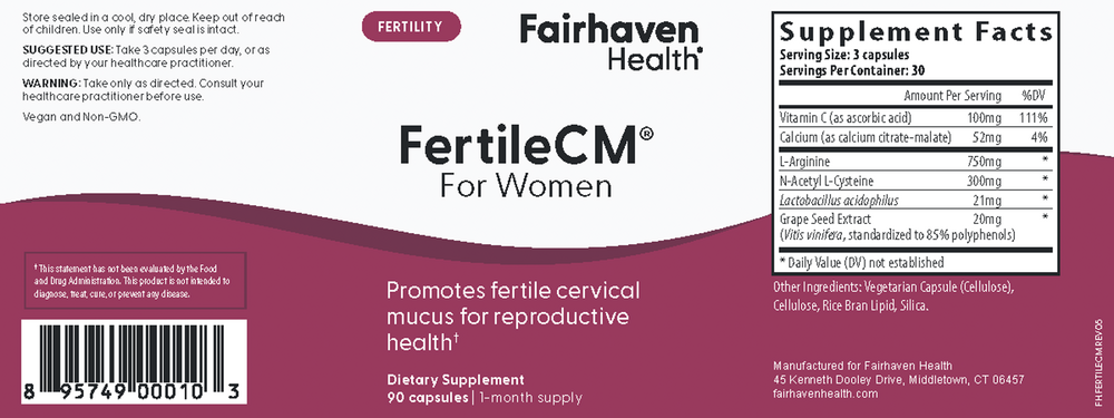 Fairhaven Health FertileCM® For Women 90 capsules