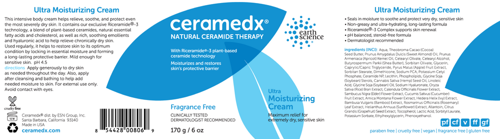 Ceramedx Ceramedx Ultra Moisturizing Cream 6 Ounces