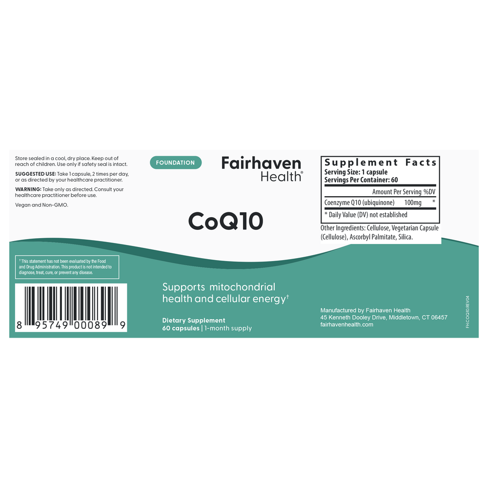 Fairhaven Health CoQ10 60 capsules