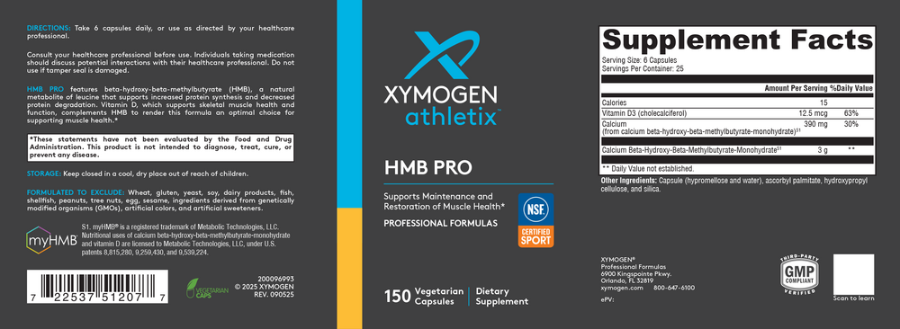 XYMOGEN Athletix HMB Pro 150 capsules