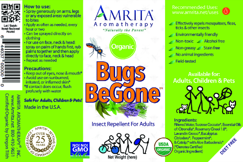 Amrita Aromatherapy Bugs BeGone Original 4oz