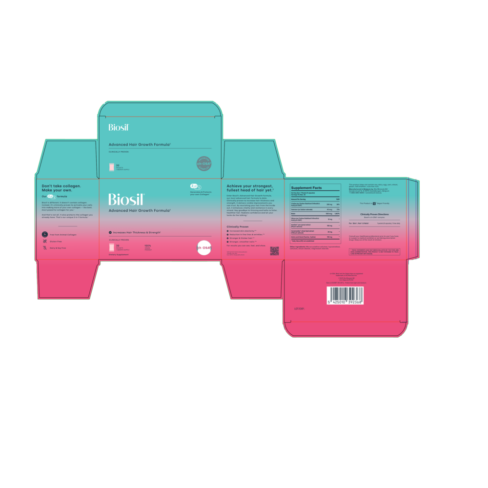 Biosil® Advanced Hair Growth – ch-OSA®, Biotin & AnaGain® for Fuller, Stronger Hair 30 packets