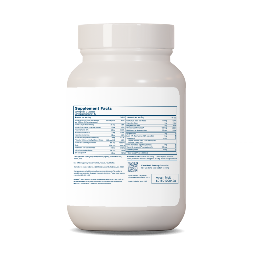 Ayush Herbs Ayush Multi 90 capsules