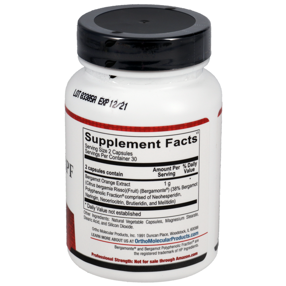 Ortho Molecular Products Bergamot BPF — 60 Capsules