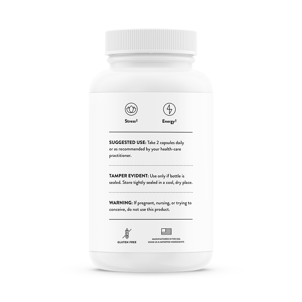Thorne Ginseng Plus with Lion's Mane 60 capsules