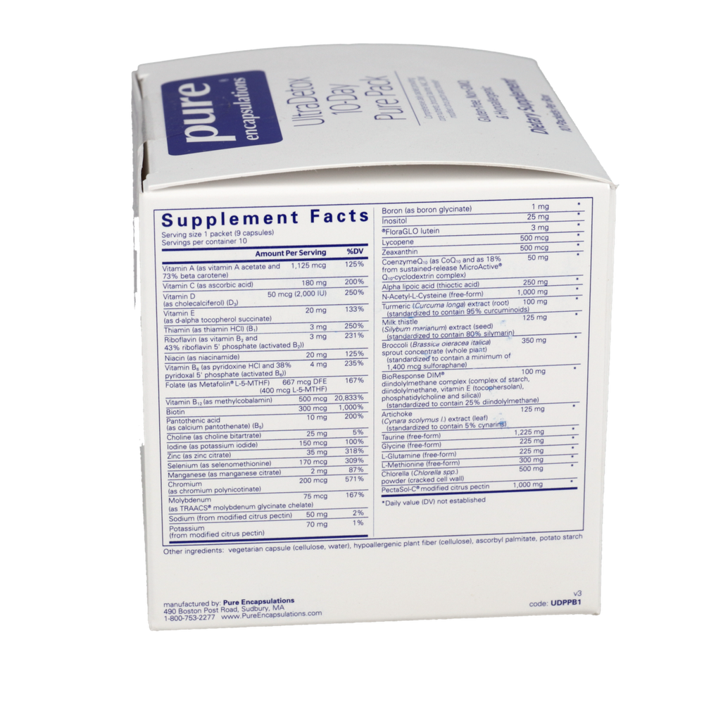 Pure Encapsulations UltraDetox 10-Day Pure Pack 10 Packets