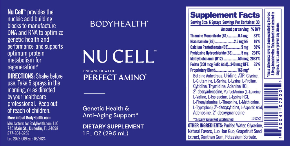 BodyHealth NU Cell 29.5 Milliliters