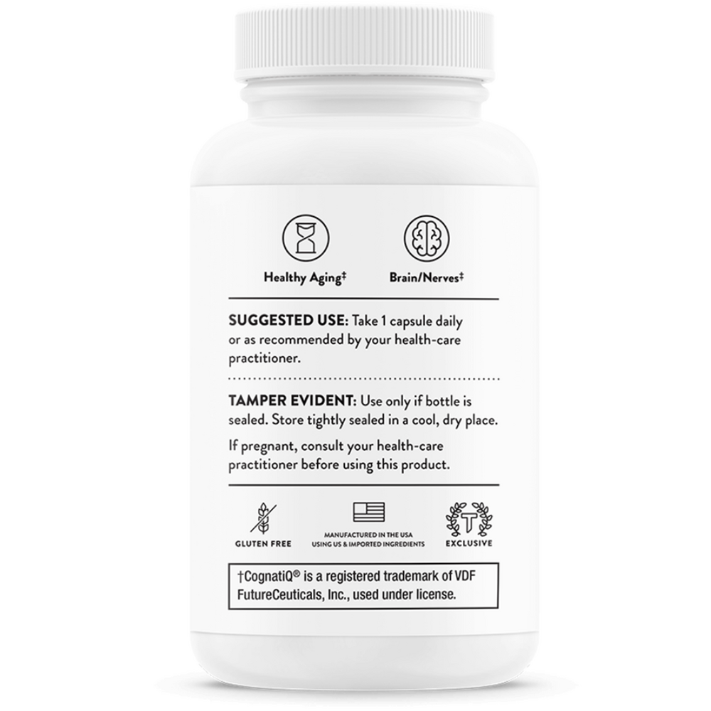Thorne Clear Focus with Sage for Memory and Attention 60 capsules