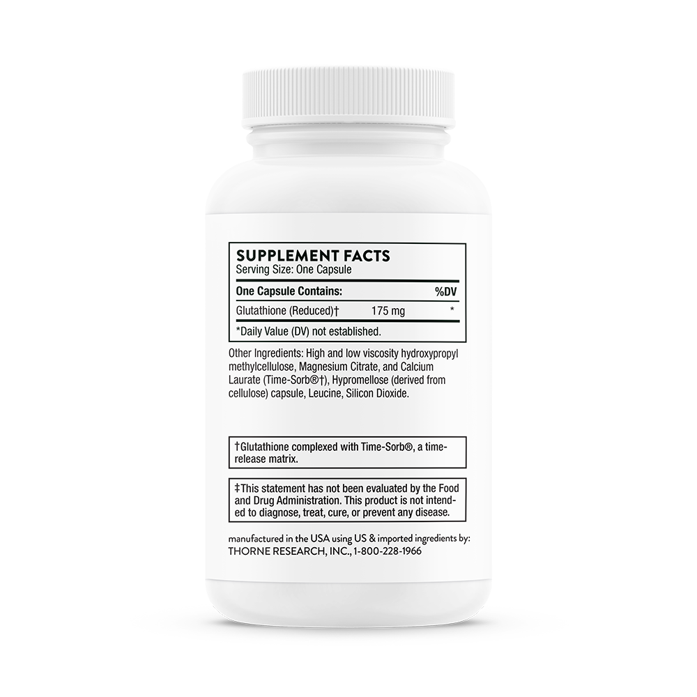 Thorne Glutathione-SR NSF 60 capsules