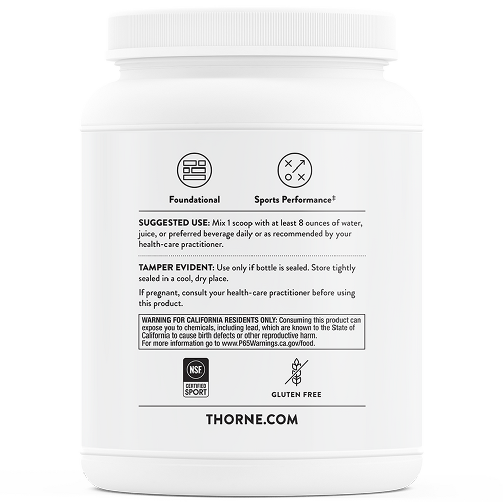 Thorne Whey Protein Isolate Van NSF 30 servings