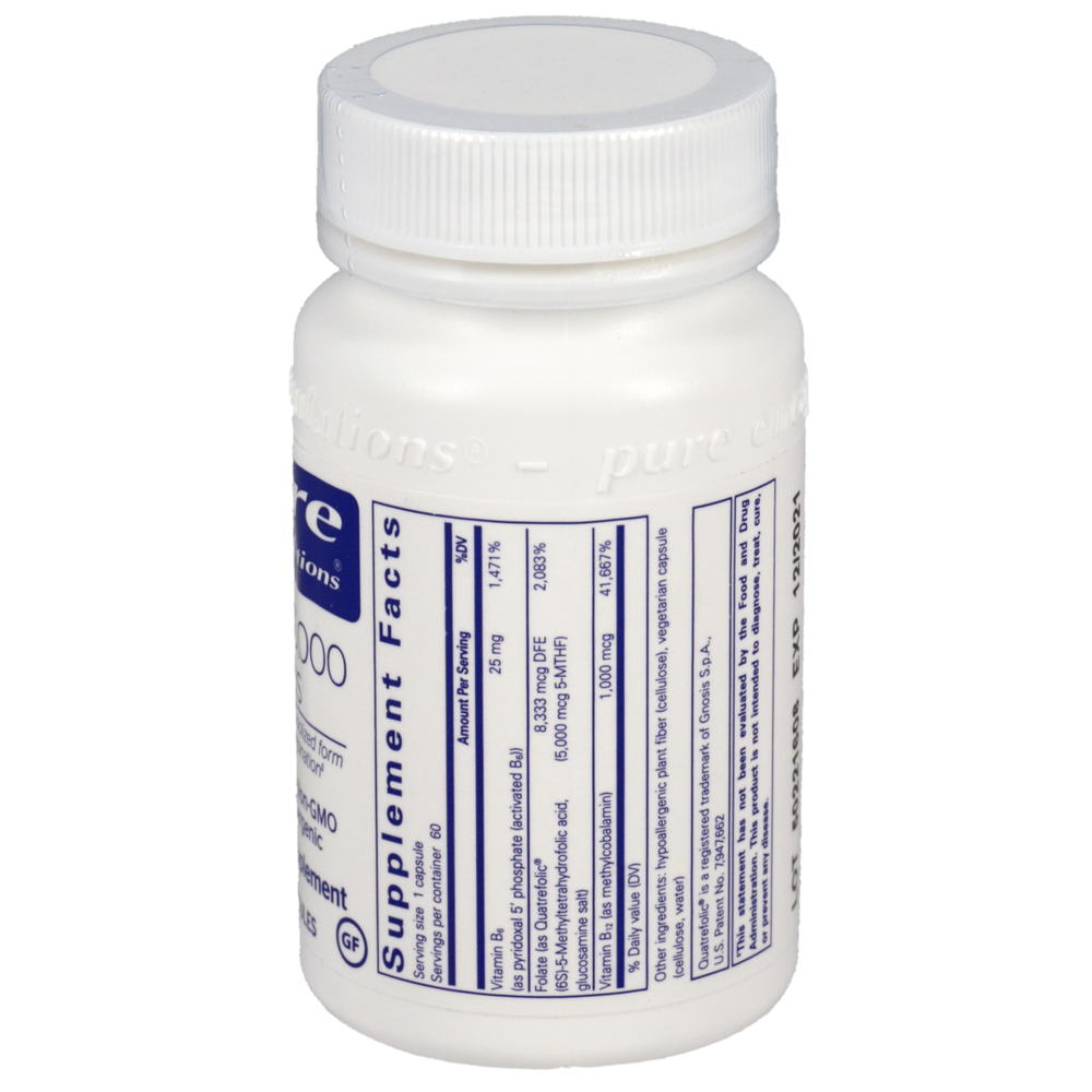 Pure Encapsulations Folate 5000 Plus 60 capsules