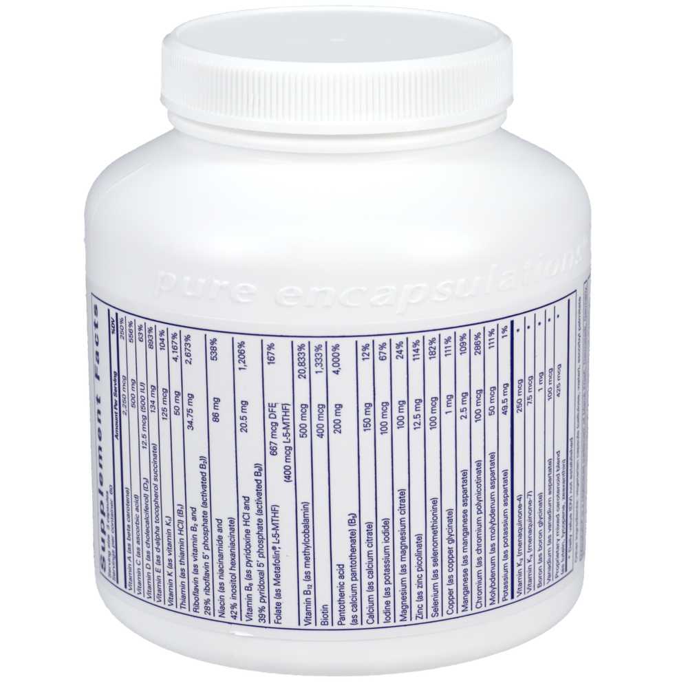 Pure Encapsulations Nutrient 950 w/Vitamin K 180 capsules
