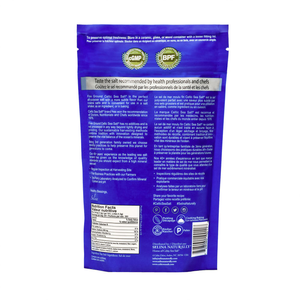 Celtic Sea Salt Celtic Sea Salt® Fine Ground Vital Mineral Blend 454 grams