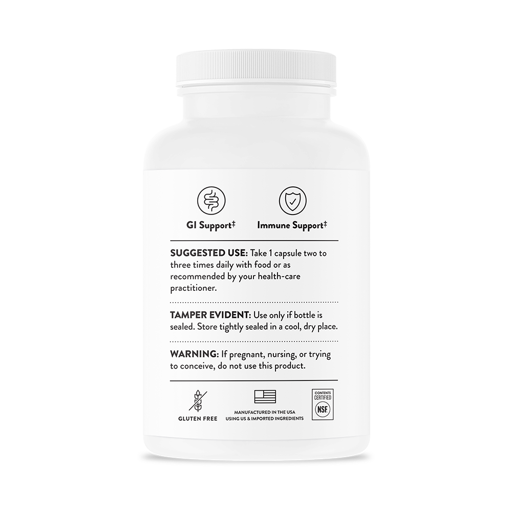 Thorne Berberine 200mg (formerly Berbercap) 60 capsules