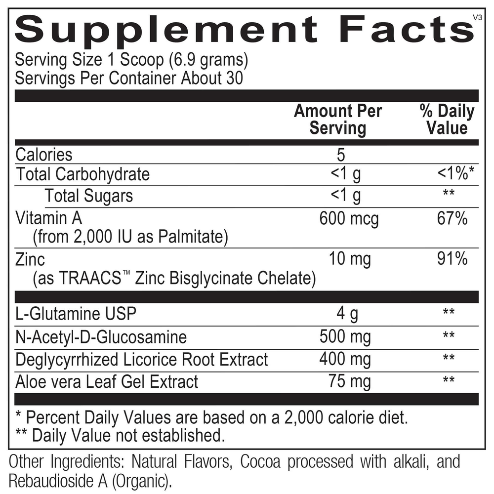 Ortho Molecular Products GlutaShield — Chocolate 30 Servings