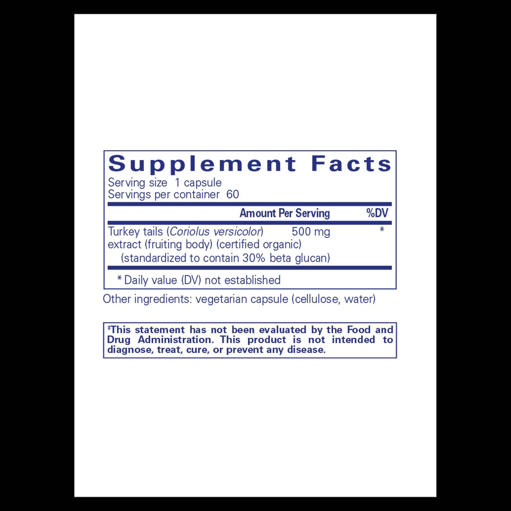 Pure Encapsulations Coriolus extract 60 capsules