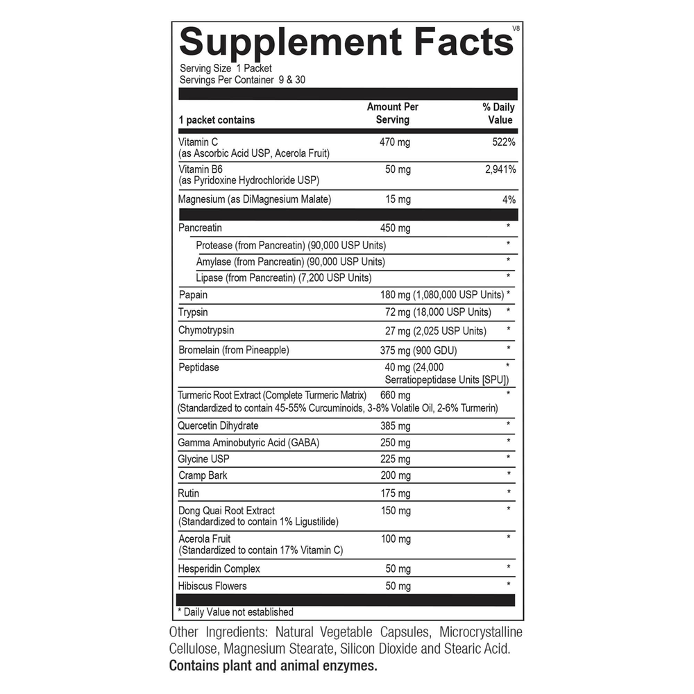 Ortho Molecular Products Soft Tissue Support Pak 30 capsules