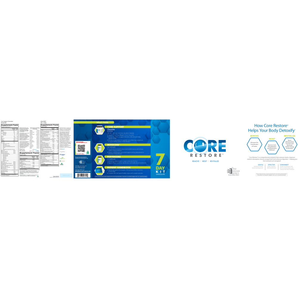 Ortho Molecular Product Core Restore Chocolate 7 Days