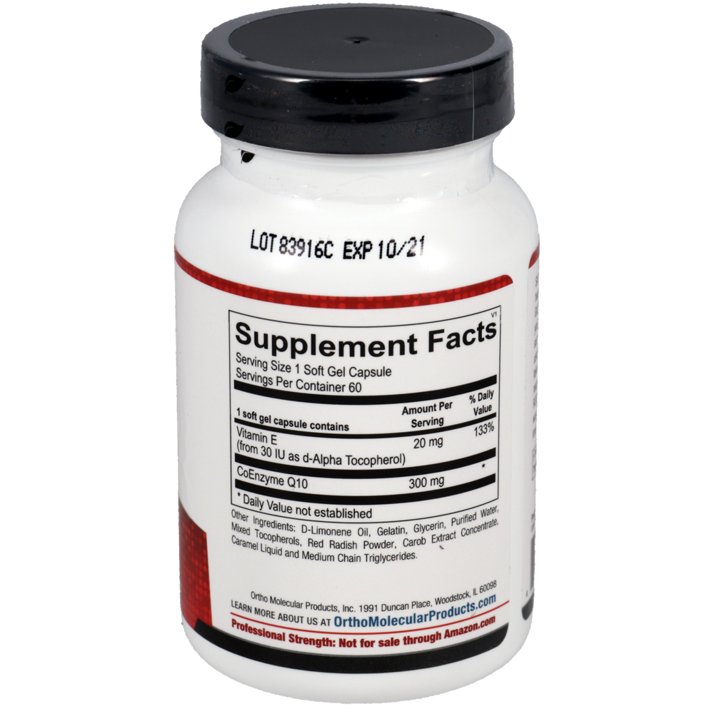 Ortho Molecular Product CoQ-10 60 capsules
