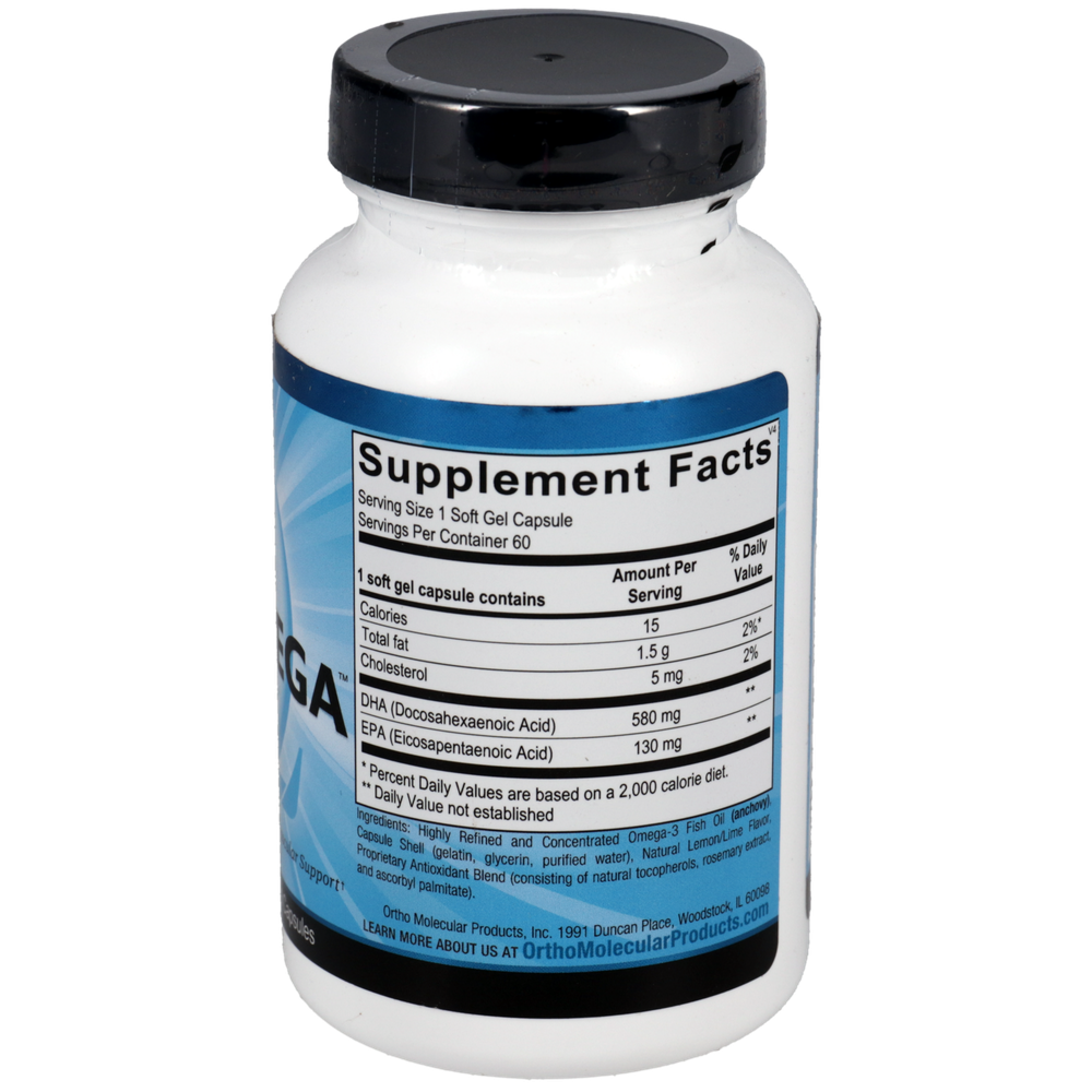 Ortho Molecular Product Omega Select DHA 60 capsules