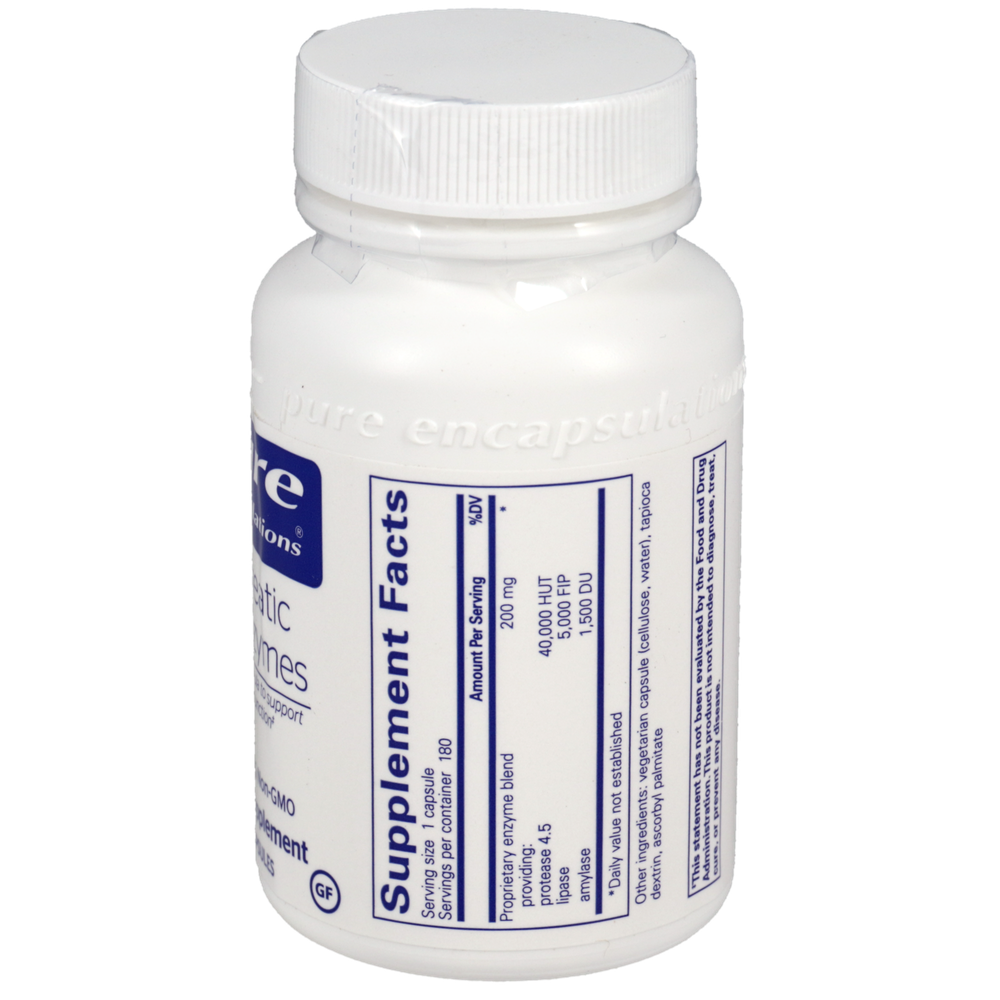 Pure Encapsulations Pancreatic Vegenzymes 180 capsules