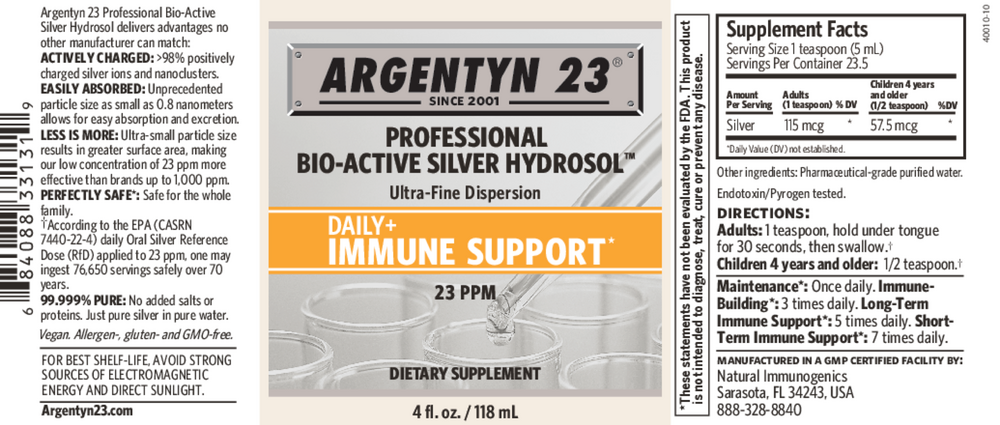 Argentyn 23 Silver Hydrosol Argentyn 23 Pro 118ml
