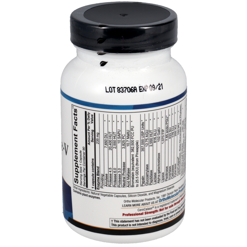 Ortho Molecular Products Digestzyme‑V — 90 Capsules
