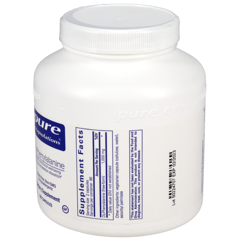 Pure Encapsulations DL-Phenylalanine 180 capsules