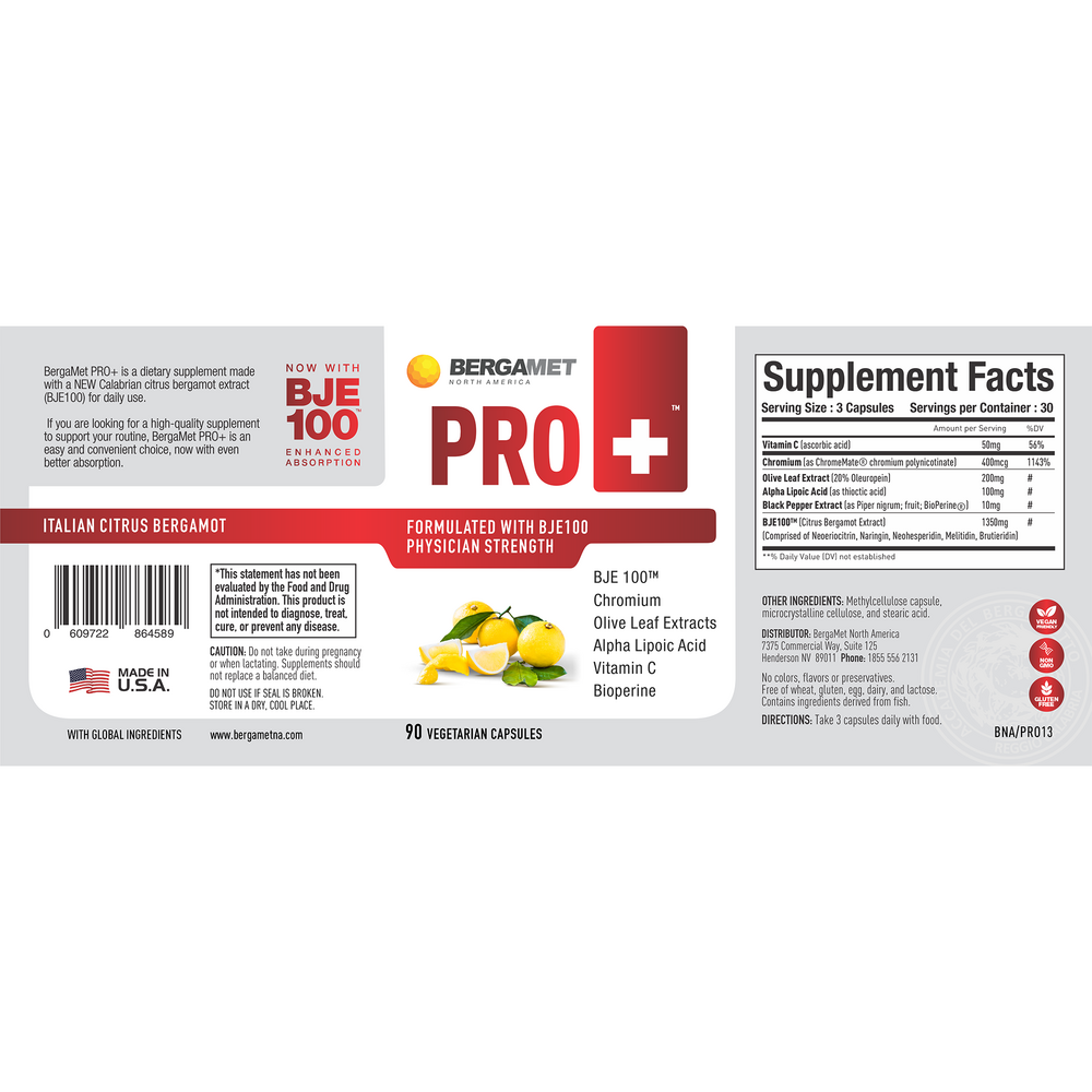 Bergamet BergaMet Pro+ 90 capsules