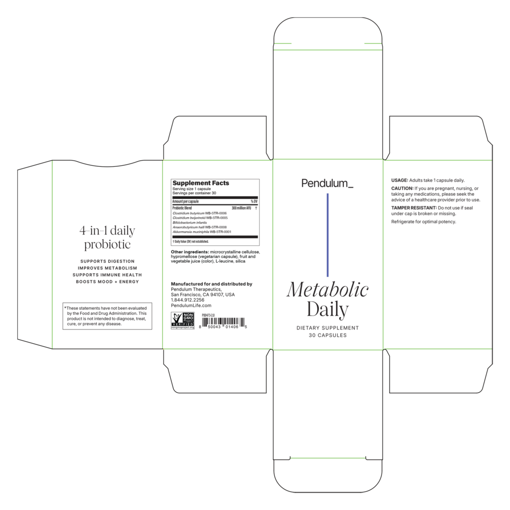 Pendulum Metabolic Daily 30 capsules