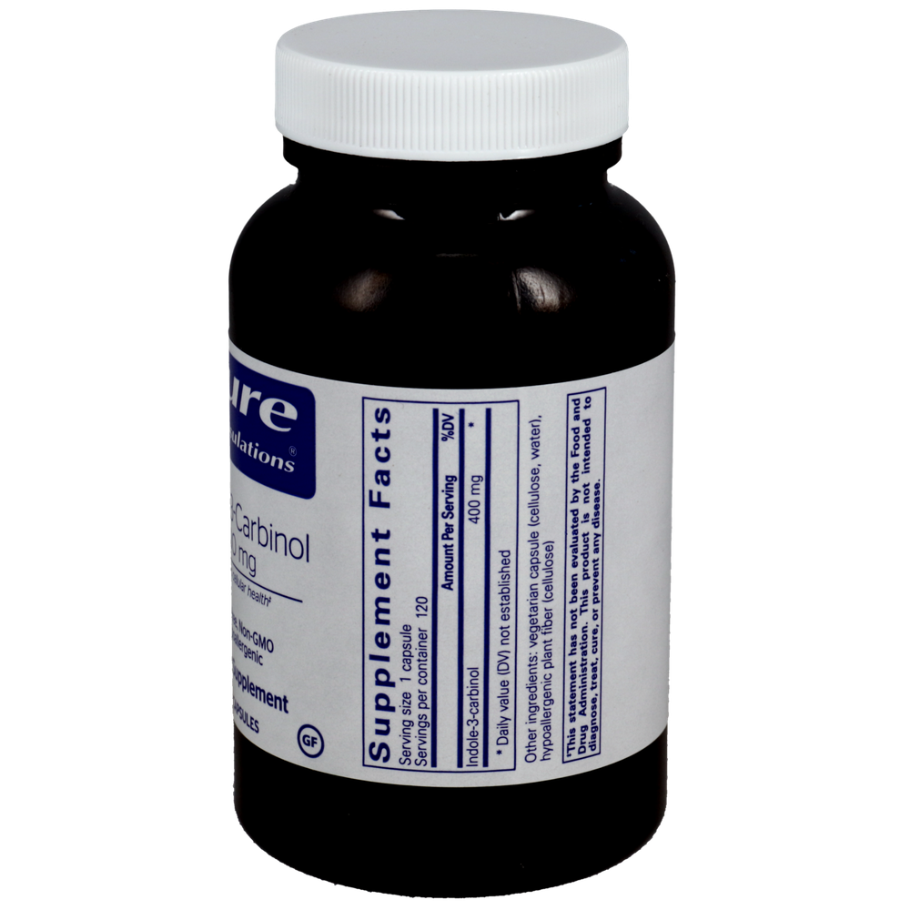 Pure Encapsulations Indole-3-Carbinol 400mg 120 capsules