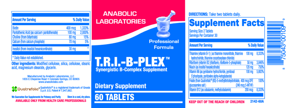 Anabolic Laboratories TRI-B-Plex™ 60 tablets
