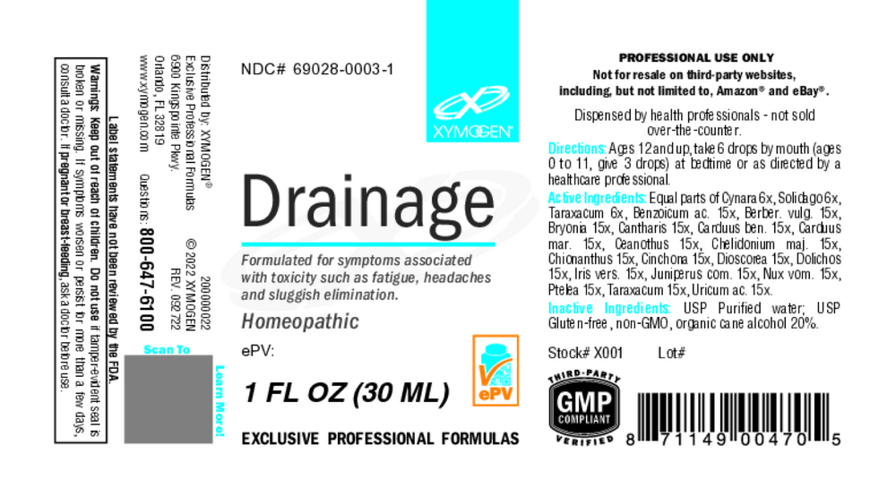 XYMOGEN Drainage 30 Milliliters
