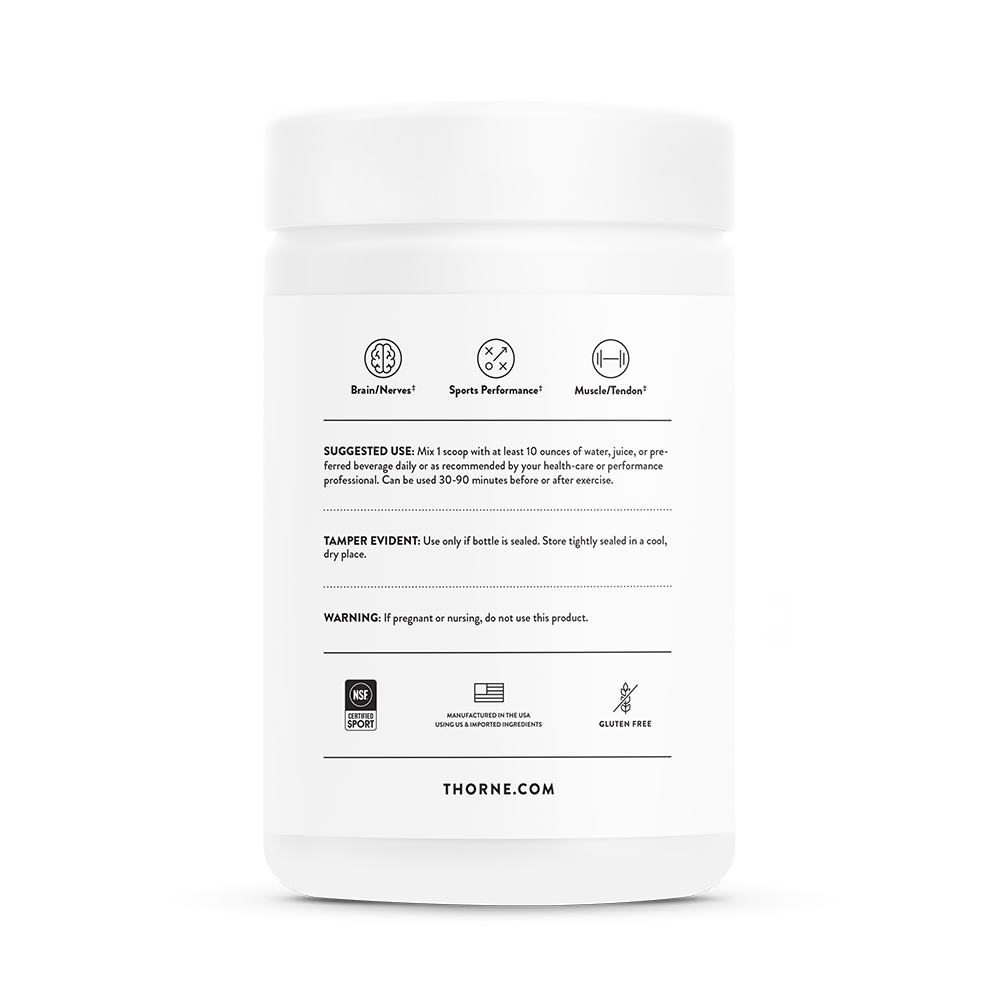 Thorne Creatine + BCAA's (Peach Mango Flavored) 420g