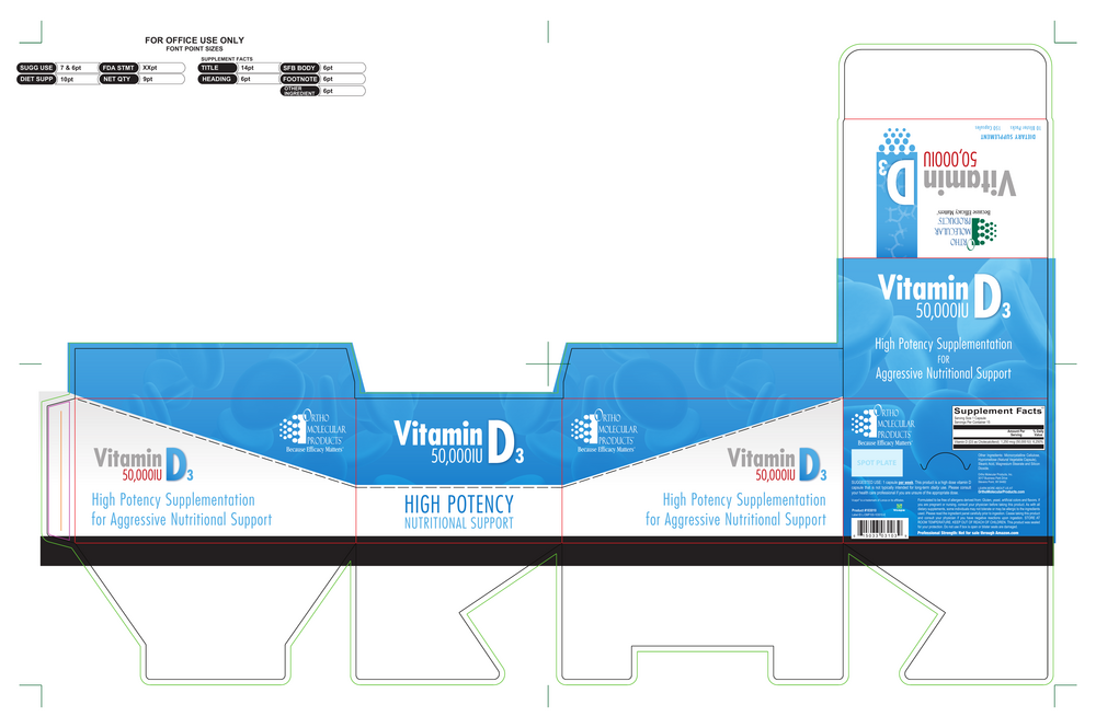 Ortho Molecular Product Vitamin D3 50,000 IU 150 packets