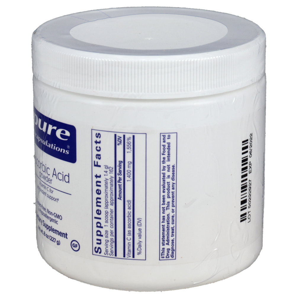 Pure Encapsulations Ascorbic Acid powder 227g