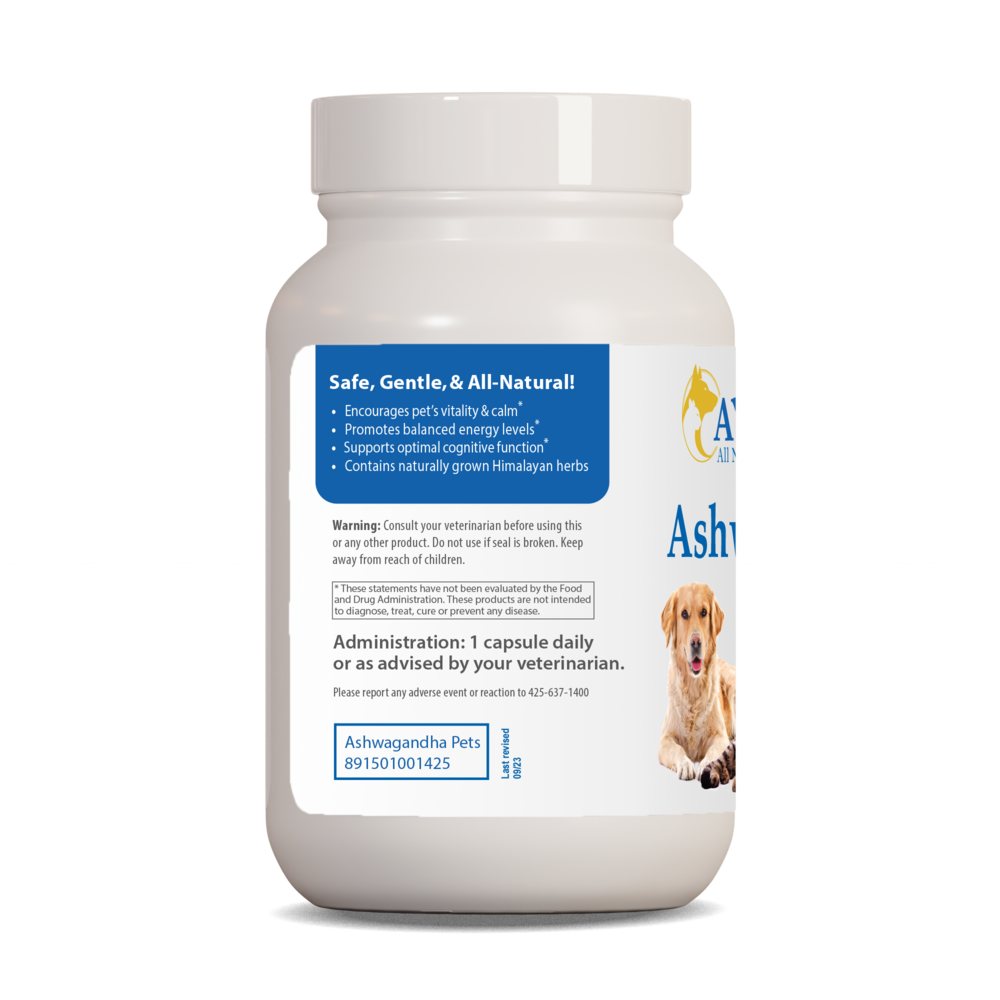 Ayush Herbs Ashwagandha/Vet Care Product 120 capsules
