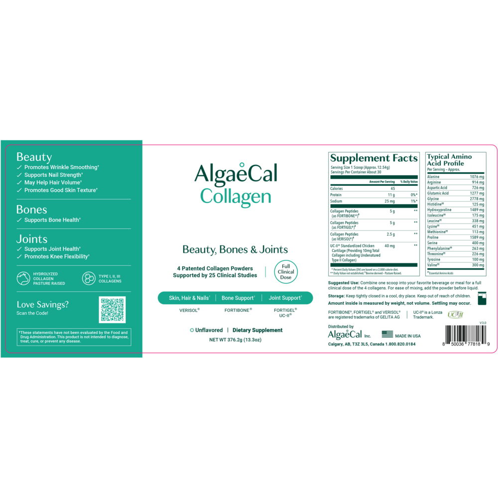 AlgaeCal AlgaeCal Collagen 376.2 grams