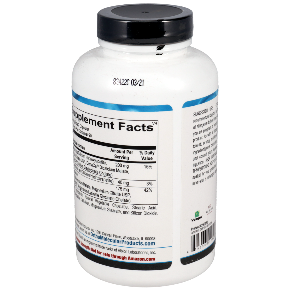 Ortho Molecular Products Reacted Cal-Mag 180 capsules