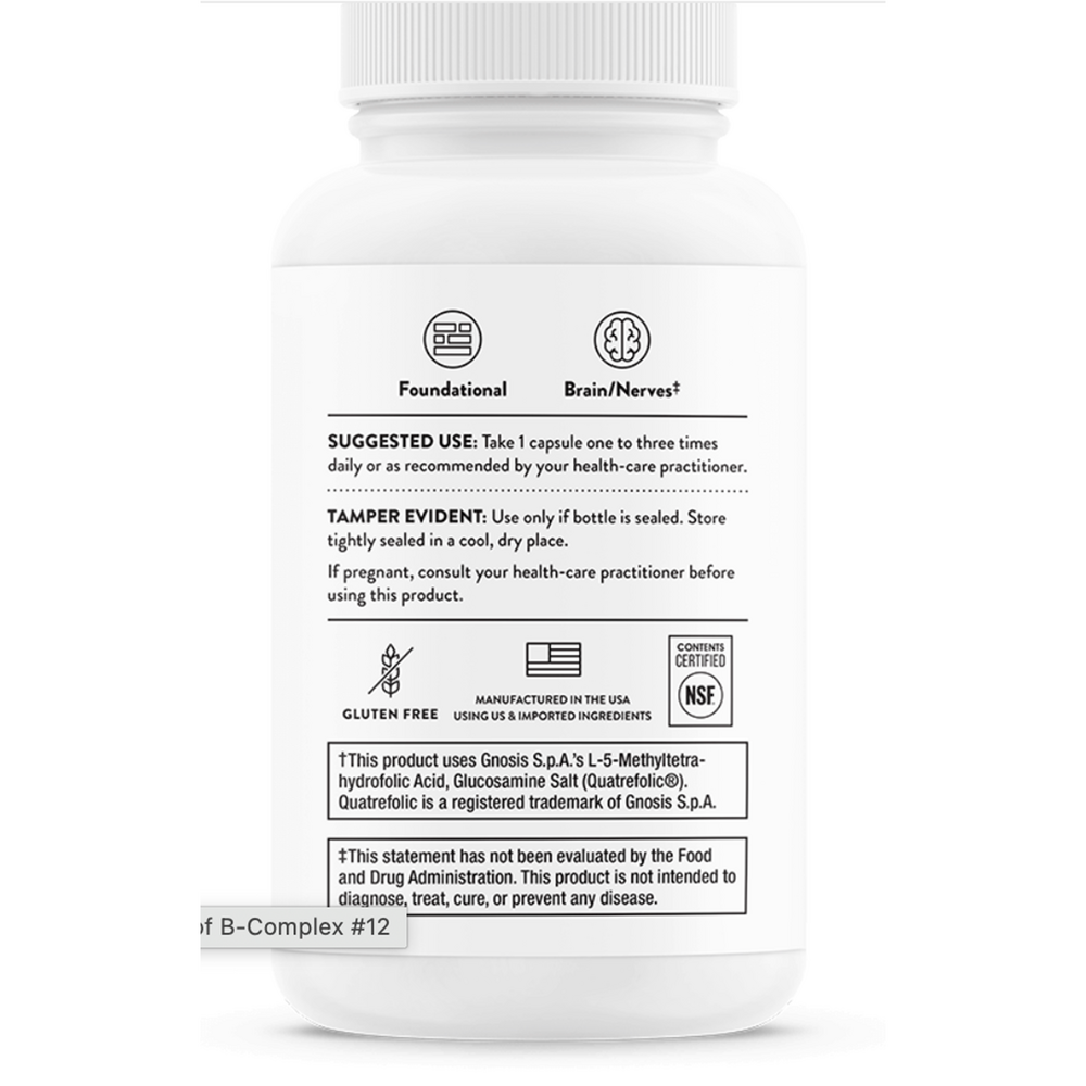 Thorne B-Complex #12 60 capsules