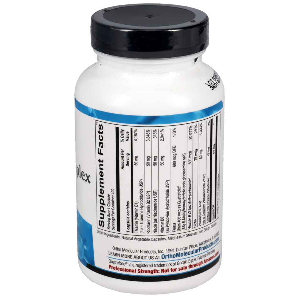 Ortho Molecular Products Methyl B Complex — 120 Capsules