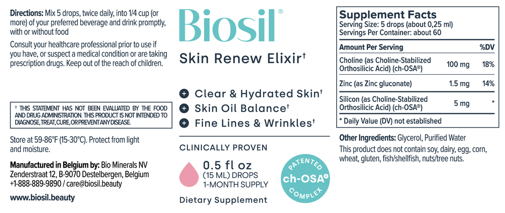 Biosil® Skin Renew Elixir 15 Milliliters