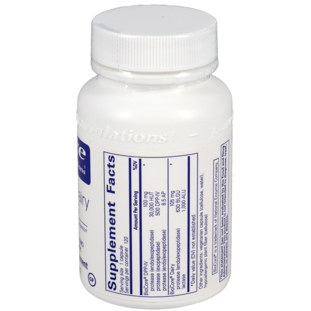 Pure Encapsulations Gluten/Dairy Digest 120 capsules