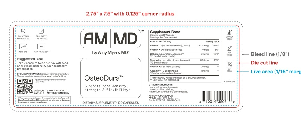 Amy Myers MD OsteoDura 120 capsules