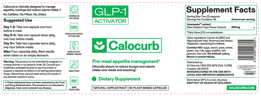 Calocurb Calocurb Amarasate Appetite Control 90 capsules
