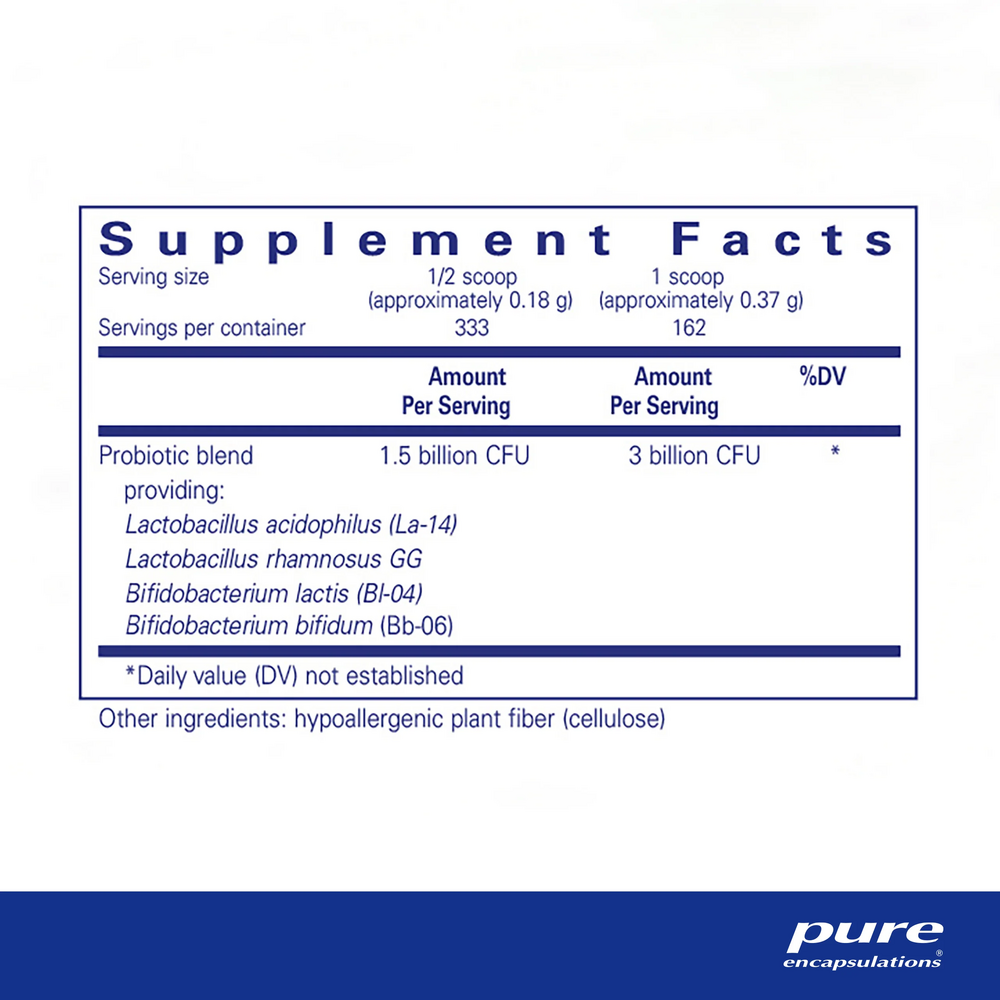 Pure Encapsulations Probiotic 123 60g
