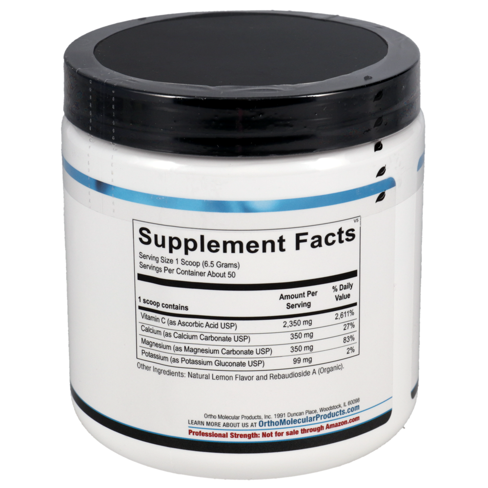 Ortho Molecular Products Buffered Lemon C Powder 50 SVG