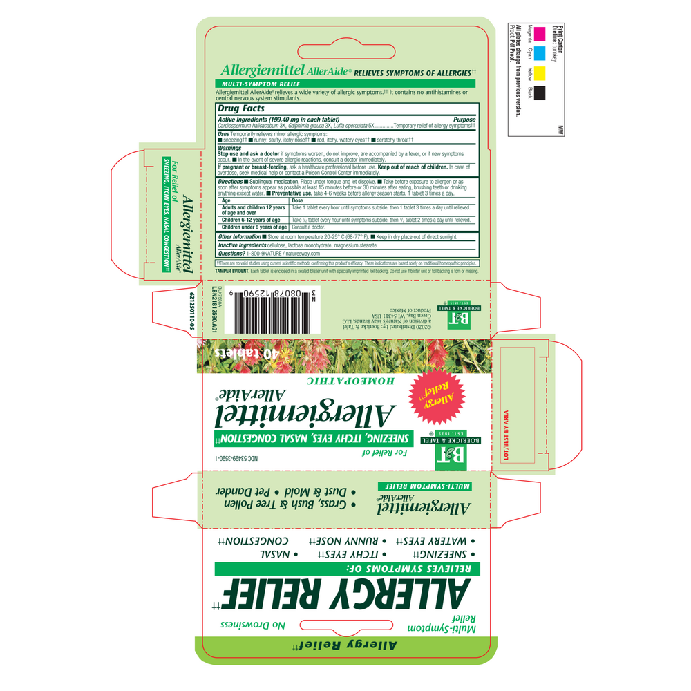 Boericke & Tafel Allergiemittel AllerAide 40 tablets