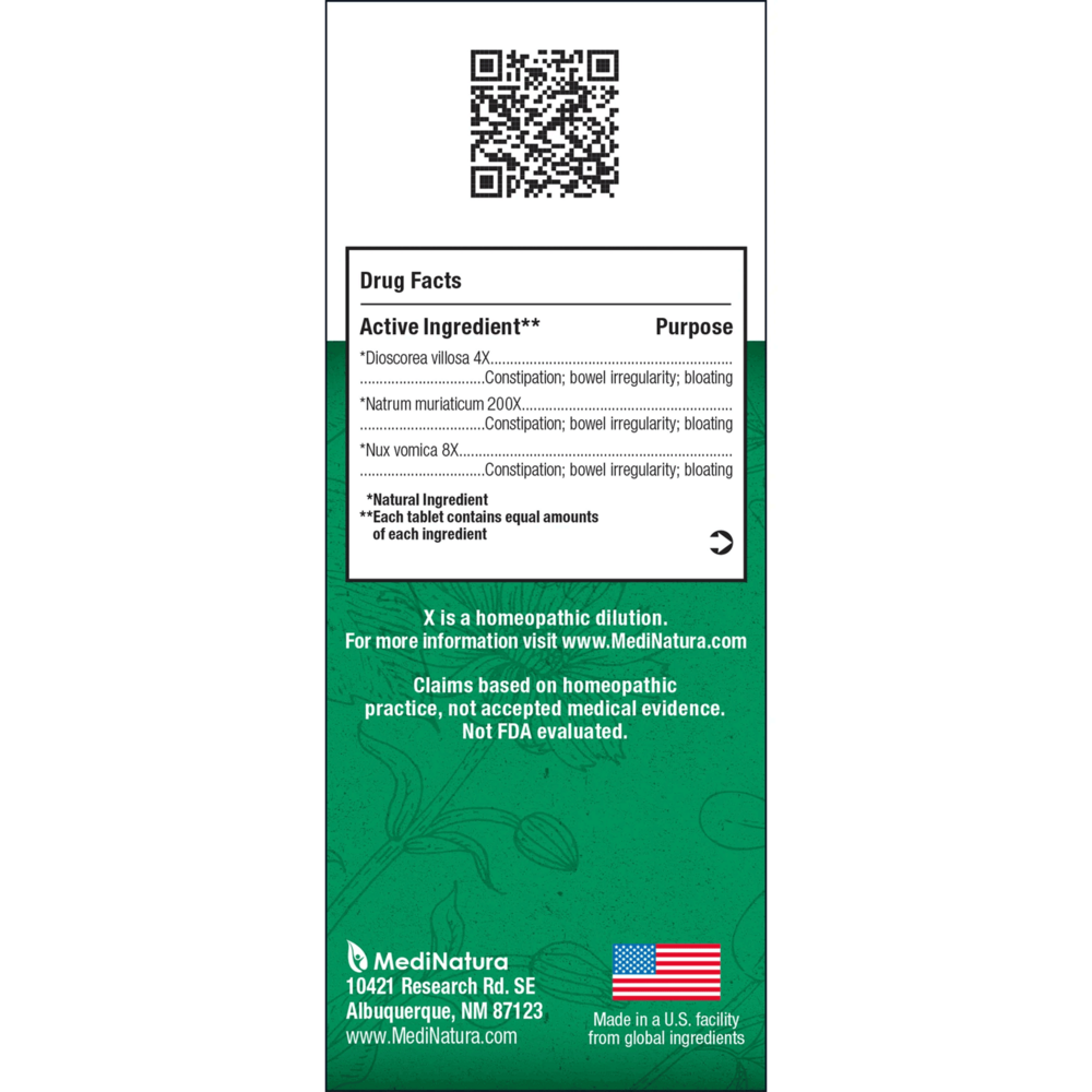 BHI Homeopathics/Medinatura BHI Constipation 100 tablets