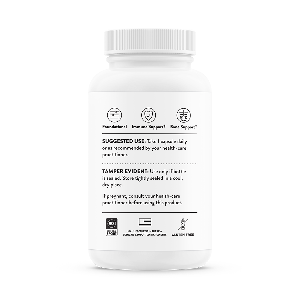 Thorne D-5000 NSF 120 capsules